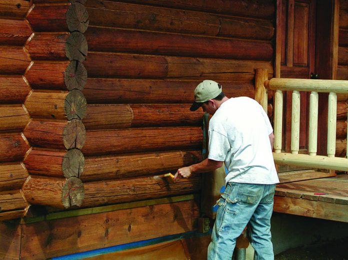 log home maintenance